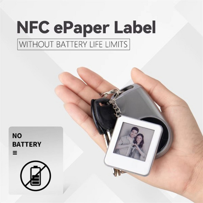 튼튼한 Epaper 스크린 NFC는 E 종이 E 잉크 태그 배터리 NFC 라벨을 강화했습니다, 01 China Mainland