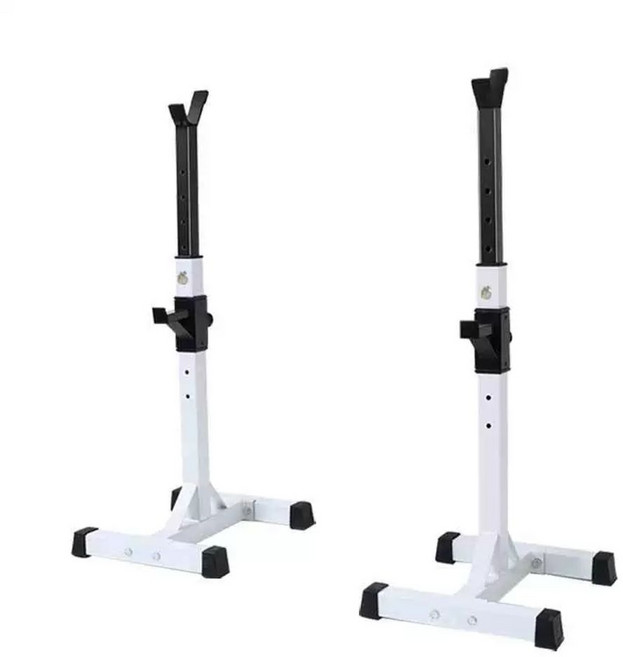 벤치프레스 거치대 피트니스 근력 체육관 랙 봉 스쿼트 걸이 홈 트레이닝 헬스, C. 화이트 스플릿 스쿼트 랙