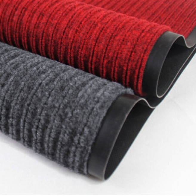 모르포 현관매트 고무매트 미끄럼방지매트 업소용매트, 카페트규격매트, (카페트)120cm-80cm-그레이, 1개