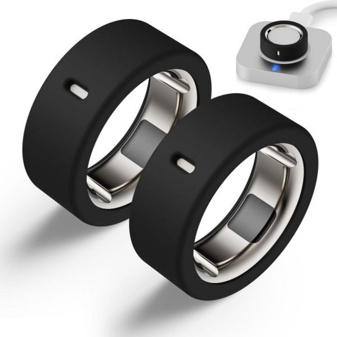 Oura 링 4세대 / Gen 세라믹 / Gen 3 커버와 호환되는 Snyeest Protector 실리콘 긁힘 방지 탄력 링 핑거 케이스 워크아웃 여성 남성용 헬스장 - 클리어