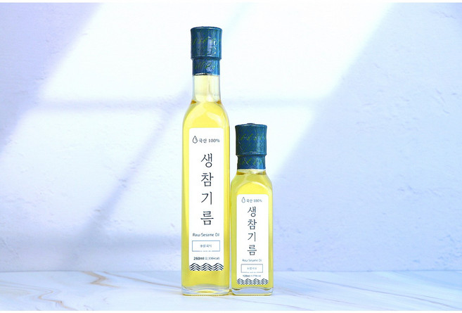 국산 생참기름 냉압착 260ml 바른곡식, 120ml, 1개
