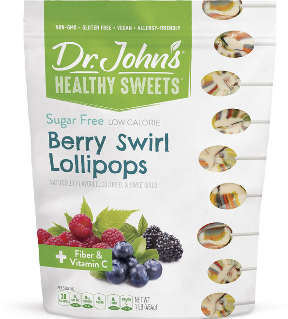 닥터존스 베리 스월 롤리팝 식이섬유 & 비타민 C, 1개, 454g