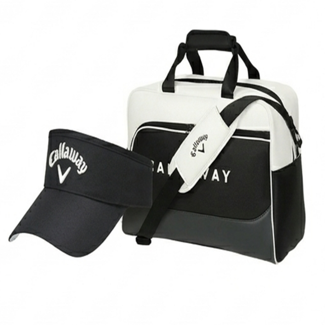 캘러웨이 프리미엄 골프기어 듀오(보스턴백1개+선바이저1개 구성)