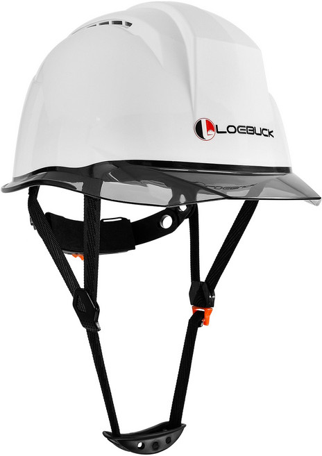 신형 일본 투명 챙 충돌 방지 건축 안전모, 흰색 헬멧, 1개