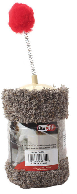 클로터프 키티 텀블러 고양이 장난감, Brown, 1개