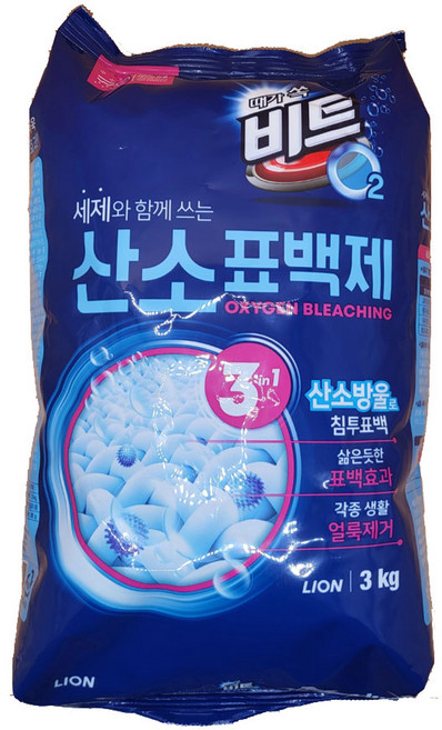비트 오투 산소 표백제, 3kg, 1개입, 4개