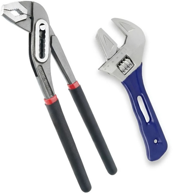 생활해랑 세면대 싱크대 수전 공구 세트, 1세트, 첼라+와이드몽키