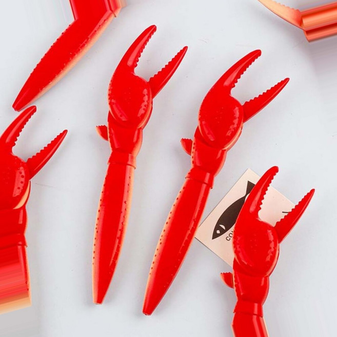 랍스타 다리 볼펜 아이디어 킹크랩 대게 꽃게 로브스터, 1개, 랍스터 다리 볼펜