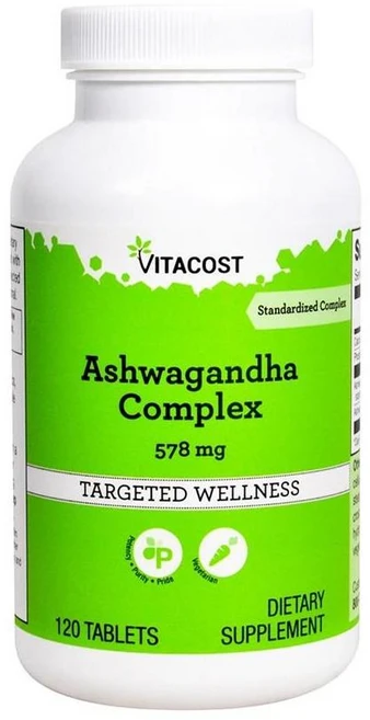 Vitacost Ashwagandha Complex -- 578 mg - 120 Tablets, 1개, 120정 - 쿠팡