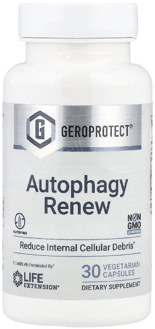 라이프 익스텐션 GeroProtect 오토파지 리뉴 베지 캡슐 30정, 1개 - 쿠팡
