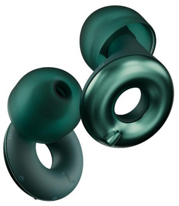 루프 스위치 2 조절가능 이어플러그 3단 소음 감소 모드, 1개, 에메랄드