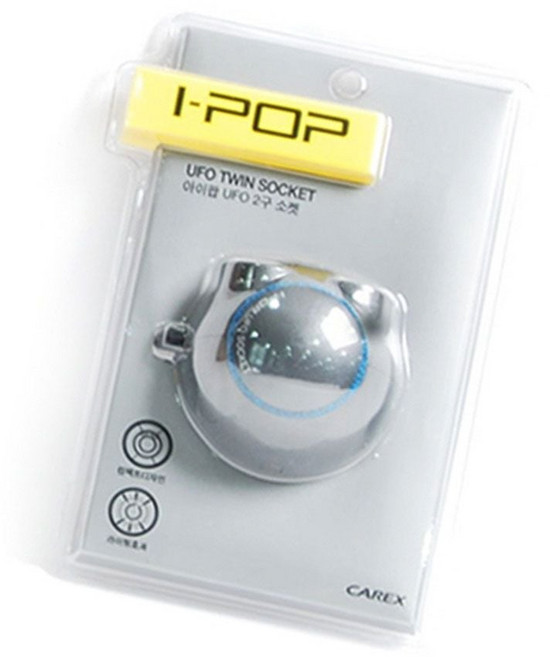 HOOT 아이팝 UFO 데이터전송 충전 1p 2구소켓 차량용품, 1개