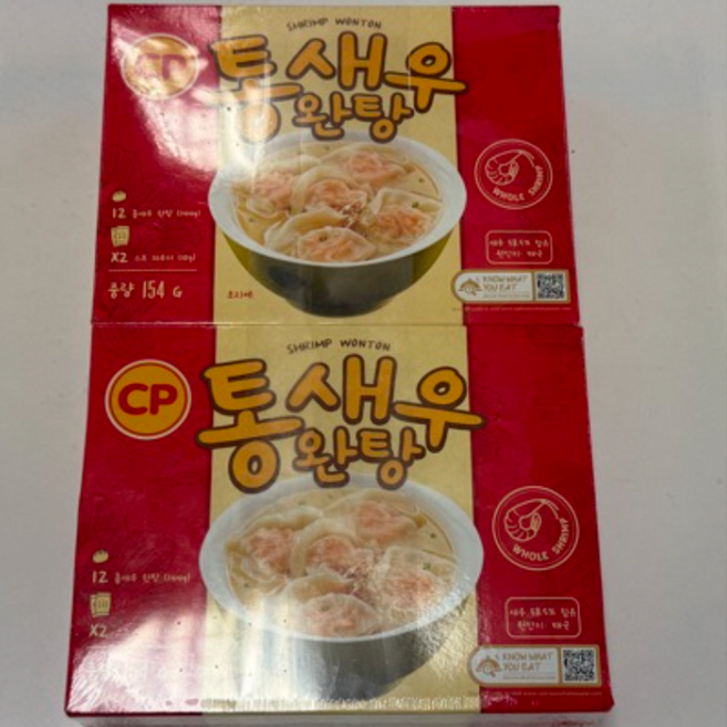 CP 통새우 완탕 (12g 스프포함), 12g, 1개