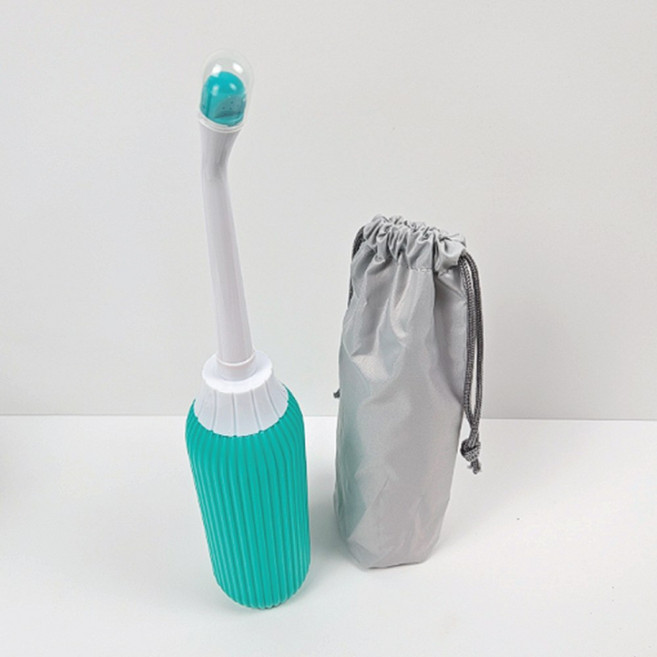 간이 핸디 휴대용비데 수동, 그린, 간편 배송