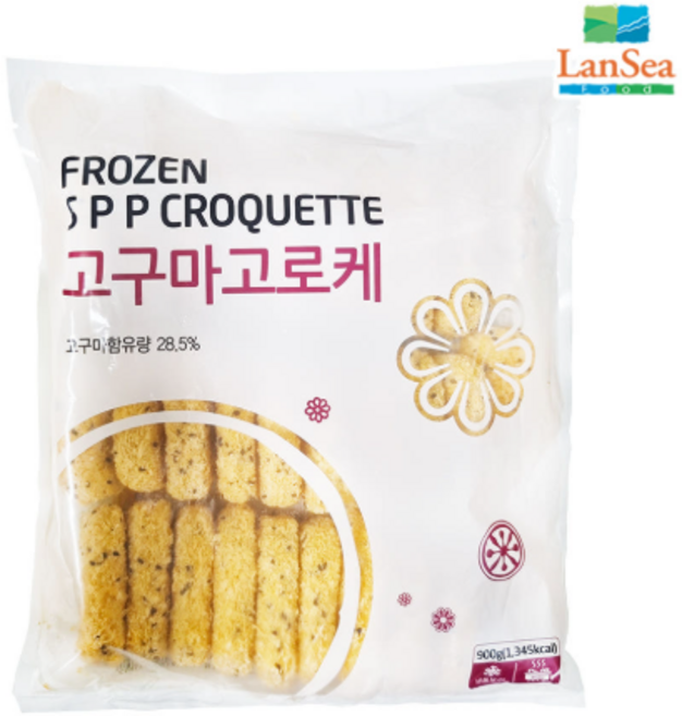 랜시 고구마 고로케 900g, 1개