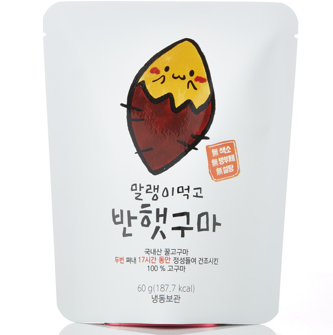 다모 해남 고구마말랭이 60g, 8개