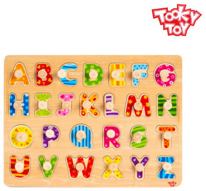투키토이 알파벳꼭지퍼즐 852, 1개, 21피스