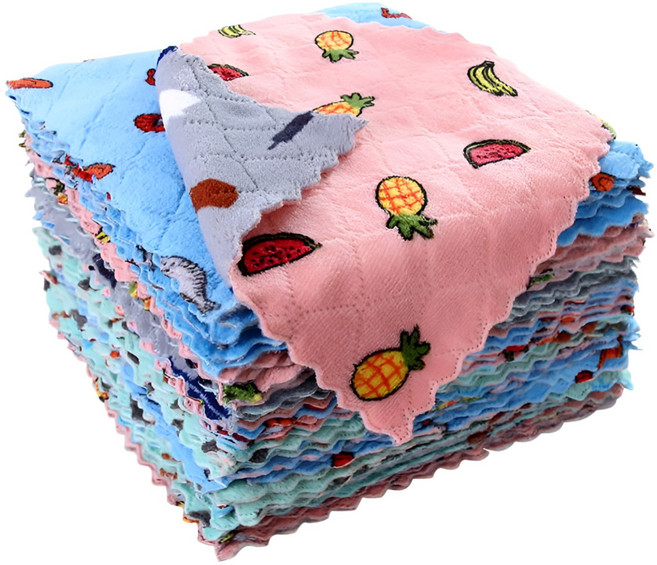 하루연구소 빨아쓰는 행주 요술 극세사 업소용, 10개