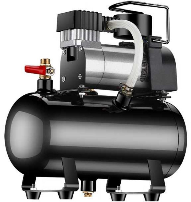 미니 컴프레샤 소형 공기 압축기 펌프 휴대용 콤프레셔, 1개