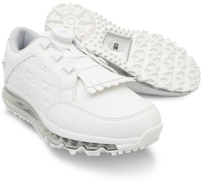 커터앤벅 여성 실버 포인트 태슬 다이얼 골프화 - CBL6AGS3332