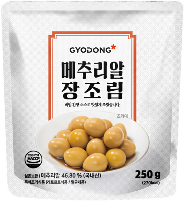 교동 메추리알 장조림, 3개, 250g