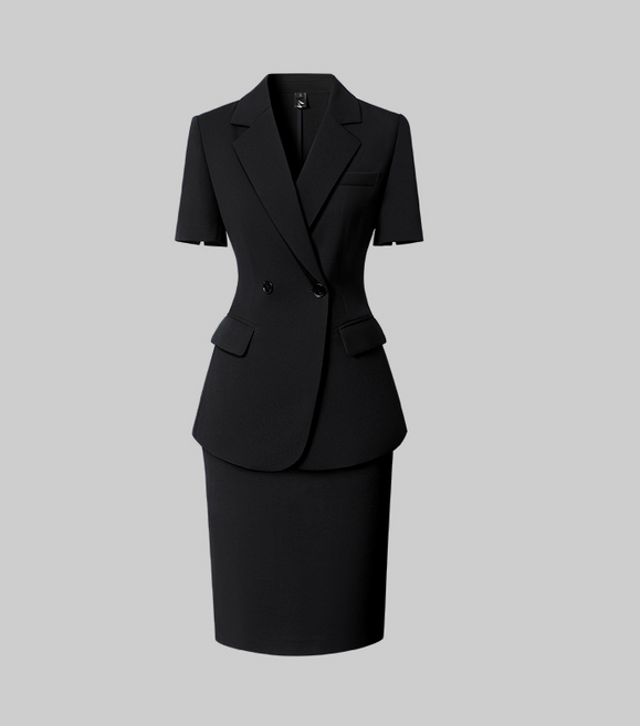 그루밍 (grooming) 여성 여름 고급 캐주얼 전문 정장 세트