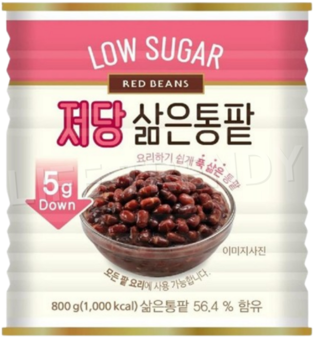대두식품 저당 삶은통팥, 1개, 800g