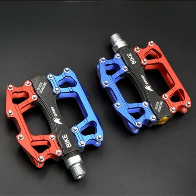 초경량 자전거페달 패달 알루미늄합금 바이크 자전거, KS22-903페달-레드, 1개