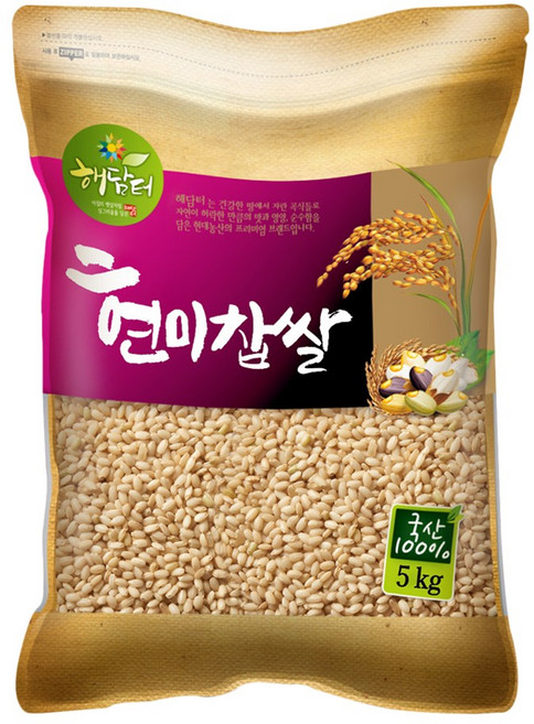 현대농산 국산 현미찹쌀 찰현미, 5kg, 1개