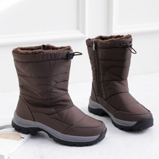 갓슈 여성용 스토퍼 미들 패딩부츠