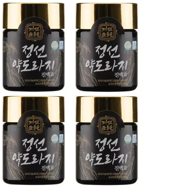 강원도 정선 약도라지 진액고 고형분 70 이상의 초고농축 면역증진 도라지청 도라지 엑기스 100g 4개, 1개, 비브랜드