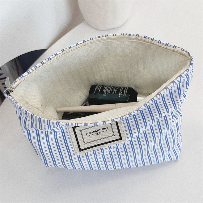 [오드] 스트라이프 파우치