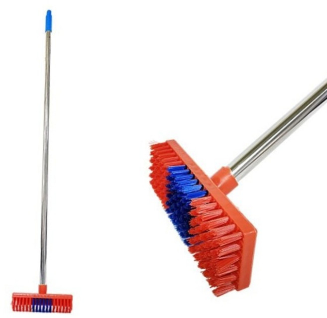 대형 바닥 청소 솔 브러쉬 스텐봉 150cm 스텐청소솔 화장실청소 욕실청소솔