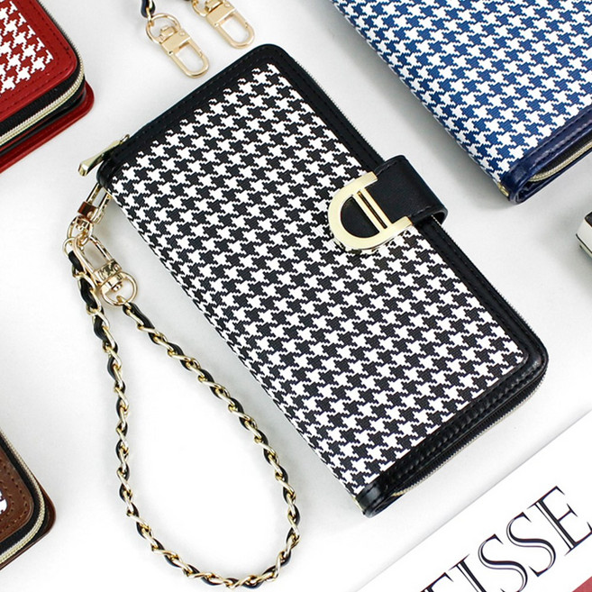 체인스트랩 다이어리 모건 하운드 카드수납 케이스 갤럭시S23플러스 S916