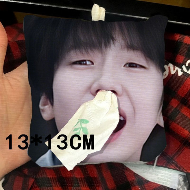 TF四代物料掛件 抽象搞怪搞笑便攜抽紙袋, 1個, CX1127聶瑋辰不帶配套抽紙選項