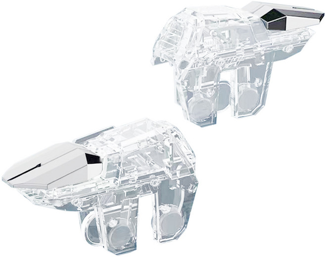 어썸컨셉 모바일 게이밍 스마트폰 6핑거 클로 트리거, 1세트, 투명, ASCT6