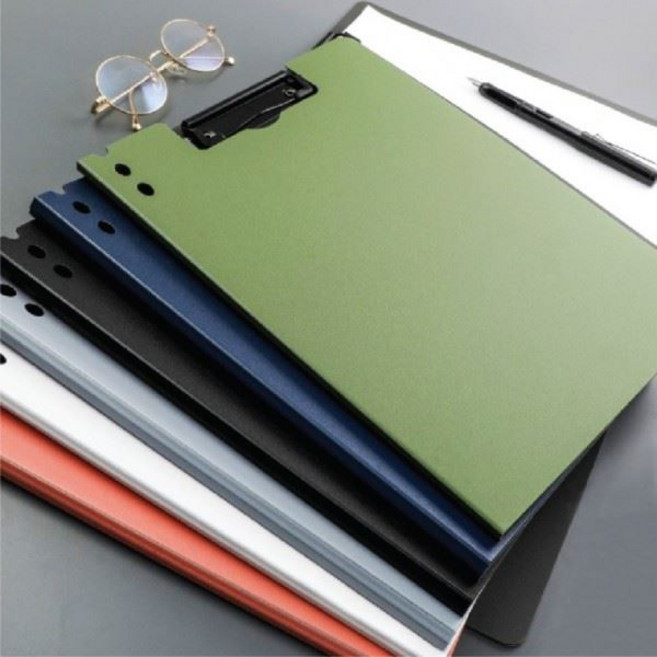 A4 파일철 클립보드 바인더 파일, 가로형 화이트, 가로형 화이트