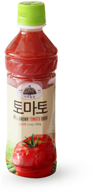 웅진 가야농장 토마토 주스, 500ml, 1개