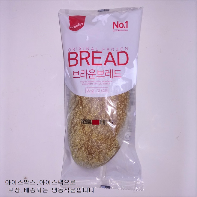 삼립 브라운브레드, 1개, 60g