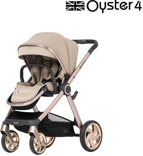 [본사판매] 오이스터4 절충형 유모차, [샴페인]버터밀크