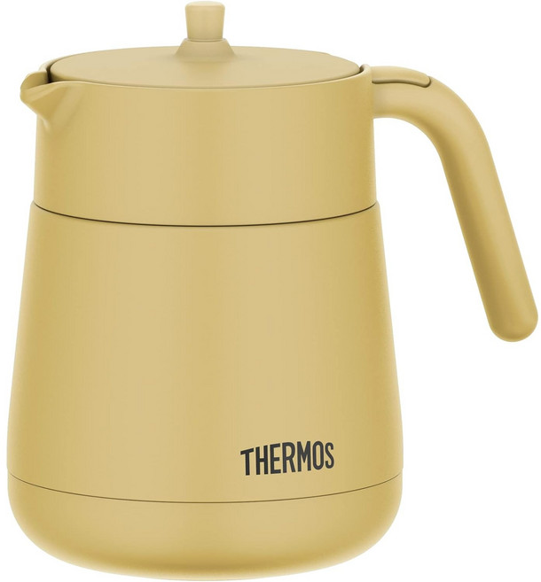 THERMOS 써모스 진공 단열 찻주전자 700ml 베이지 TTE-700