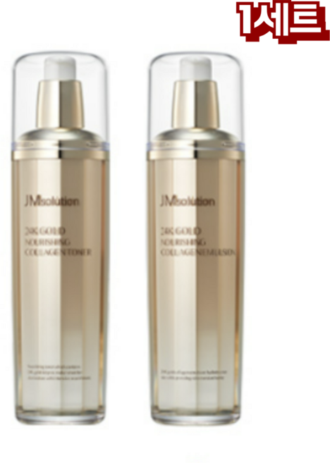 제이엠솔루션 24k 골드 너리싱 콜라겐 토너, 2개