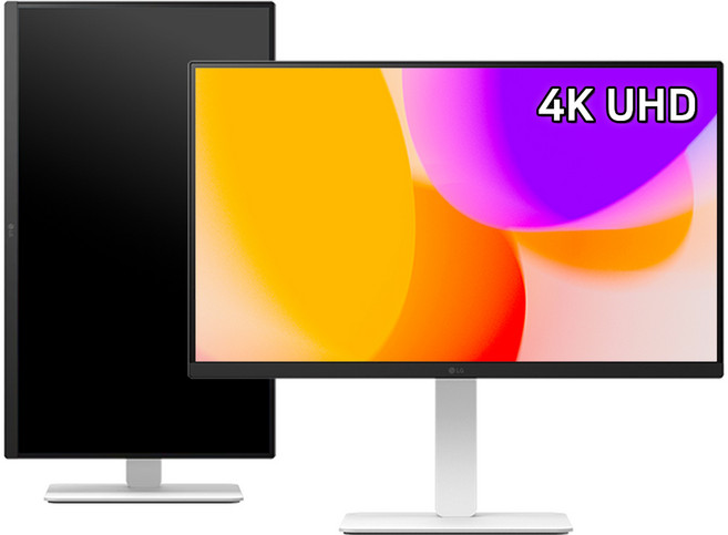 LG 27US550 (68.4cm)27인치 UHD 4K 모니터 27UP550N 후속 모델 HDR 피벗 높이조절 화이트, 68.4cm