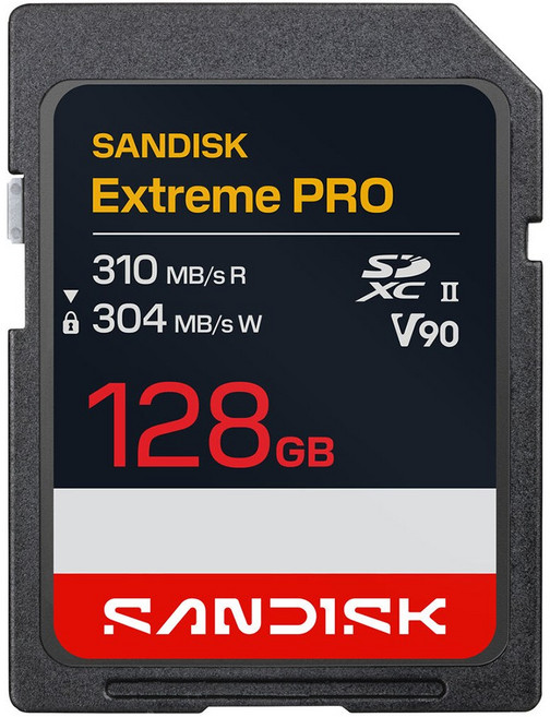 SANDISK 新版 Extreme PRO 128G UHS-II U3 V90 SDXC 高速 記憶卡 大卡 代理商保固 公司貨, 1個, 128GB