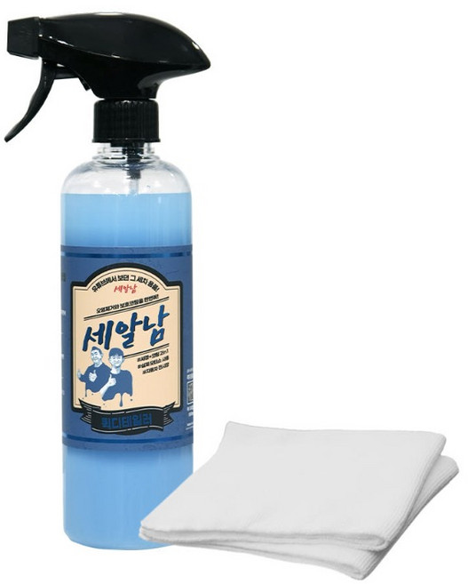 세알남 퀵디테일러 세정 광택 코팅제 500ml 다용도타월 세트