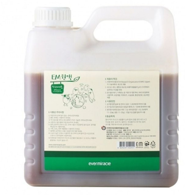 EM원액 4L 발효원액 배양액 냄새제거 수질정화 종균, 1개