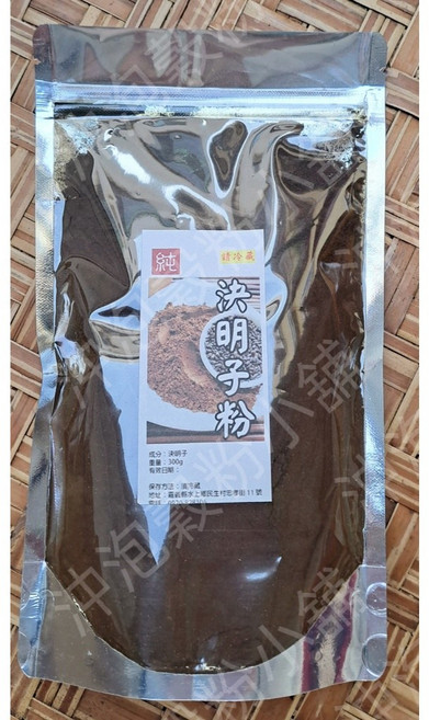 沖泡穀粉小舖 決明子粉 純原料自家現磨 即沖即飲, 1個, 300g 包裝