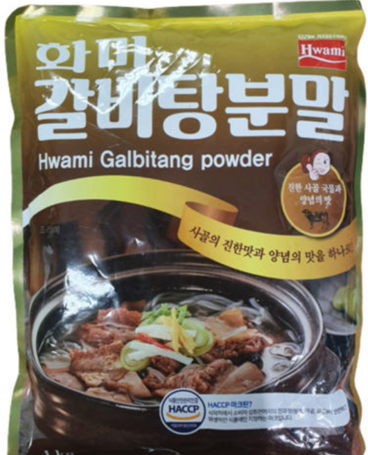 [화미] 쇠고기 갈비탕분말, 1kg, 10개