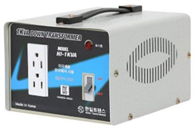 한일 다운트랜스 1KVA 링코어방식 변압기, 1개