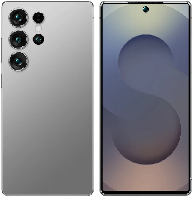 S26 울트라 16GB+1TB 7.3인치 안드로이드 14 72MP+108MP 카메라 8000mAh 배터리 네트워크 10코어 2025 신제, 02 8GB 256GB, 01 Silver